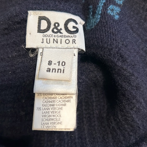 🔥🔥Dolce & Gabbana Jr. Wool/Cashmere hat and scarf set - Picture 4 of 7